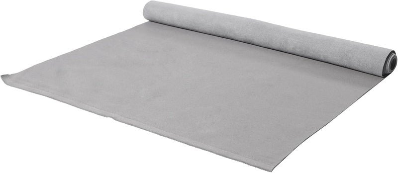 VekAuto Headliner Fabric 80" L x 60" W Interior Trim DIY Roof Repair Replacement for Car Truck RV SUV Boat Automotive Suede Fabric Dark Gray - Image 1